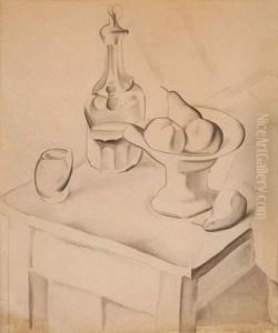 Nature Morte A La Table by Maria Blanchard