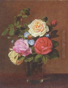A Vase Of Roses A Vase Of Roses
