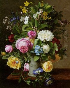 Still Life Of Flowers Still Life Of Flowers