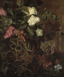 Blomster Og Blade, Syrener Aukikler Og Lyng Blomster Og Blade, Syrener Aukikler Og Lyng