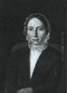 Portraet Af Louise Vilhelmine Ottesen by Otto Didrik Ottesen