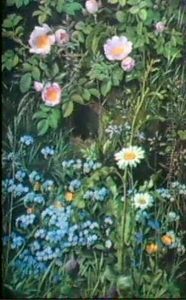 Wild Roses, Daisies, Buttercupforget-me-not And A Skylark's Nest. by Otto Didrik Ottesen