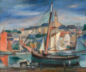 Thonier Dans Un Petit Port