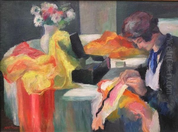 Femme A La Couture - view 1