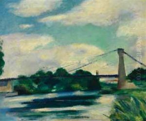 Pont Suspendu Sur L'oise