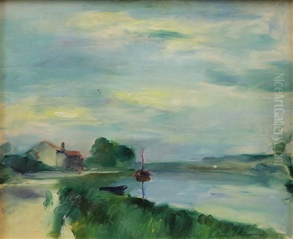 River Scene On The Oise - view 1