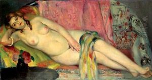 Salon Des Tuileries, La Femme A L'echarpe Salon Des Tuileries, La Femme A L'echarpe