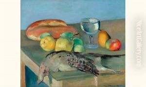 Nature Morte A La Table by Henri Ottmann