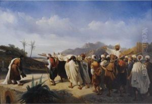 Le Cortege Maure, Pres De Tanger by Pharamond Blanchard