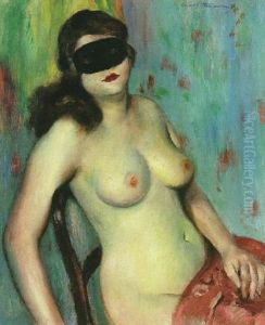 Femme Au Loup by Henri Ottmann
