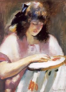 Brodeuse by Henri Ottmann