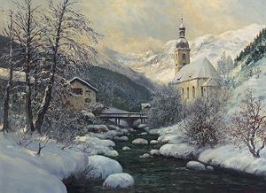 Das Loisachtal Im Winter