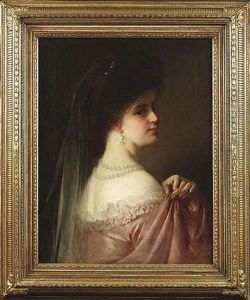 Bildnis Einer Vornehmen Dame In Fliederfarbenem Kleid Bildnis Einer Vornehmen Dame In Fliederfarbenem Kleid