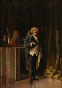 Bittsteller Wahrend Einer Audienz by Karl Otto