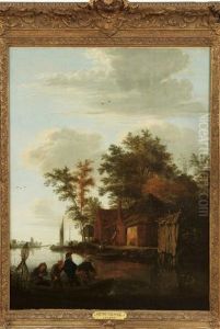 Des Pecheurs Pres De La Ferme
