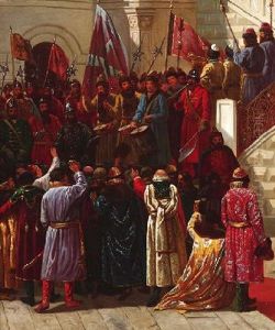 Huldigung Iwan Des Schrecklichen by Pierre Jan van der Ouderaa