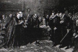 La Veuve Du Comte Lamoral D'edgemont Demandant Un Asile Au Magistrat...