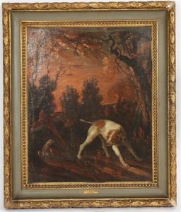 Scene De Chasse by Jacques Charles Oudry