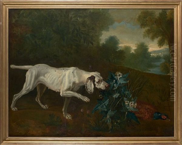 Chien Blanc En Arret Devant Un Faisan (collab. W/studio) - view 1