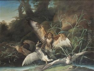 La Chasse Aux Canards by Jean-Baptiste Oudry