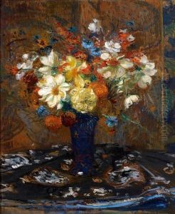 Bouquet De Fleurs by Jacques-Emile Blanche