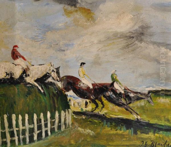 Horse Racing Scene - view 1