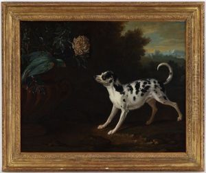 Chatte Et Chaton (+ Chien Et Perroquet; Pair In Collab W/workshop) by Jean-Baptiste Oudry