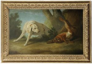 Chien Et Lievre (collab. W/ Workshop) by Jean-Baptiste Oudry
