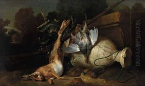 Nature Morte Au Lievre Et Au Perdreau