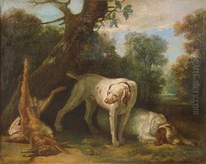 Dogs After A Hunt by Jean-Baptiste Oudry