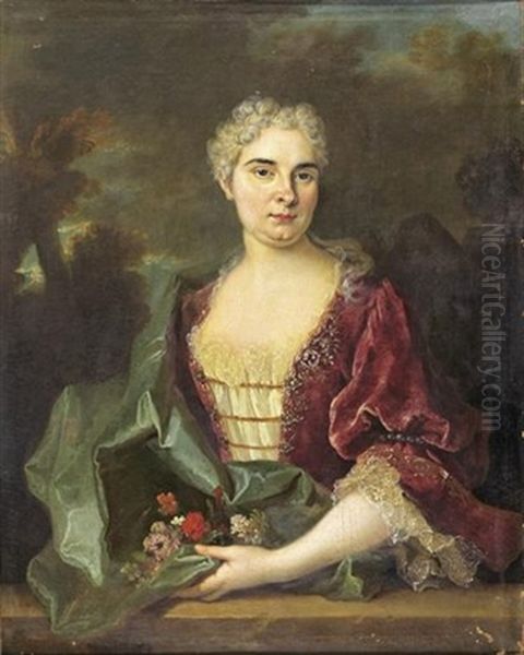 Portrait De Monsieur Ponchon (+ Portrait De Madame Ponchon; Pair) - view 1