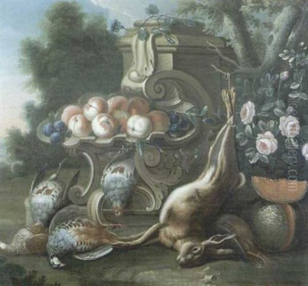 Nature Morte Au Gibier Et Aux Fruits - view 1