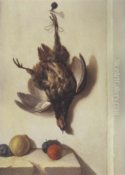 Trompe-l'oeil Sur Un Mur Blanc - view 1