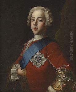 Half Length Portrait Of Bonnie Prince Charlie