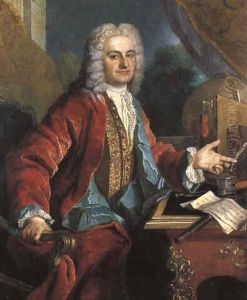 Portrait D'un Musicien by Jean-Baptiste Oudry