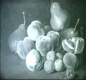 Nature Morte Aux Peches, Aux Poires Et Aux Prunes by Jean-Baptiste Oudry