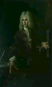 Portrait D'un Gentilhomme by Jean-Baptiste Oudry