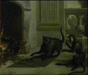 Le Singe Et Le Chat Le Singe Et Le Chat