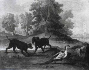 Chiens En Arret Devant Un Faisan by Jean-Baptiste Oudry