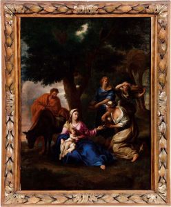 Riposo Nella Fuga In Egitto by Thomas Blanchet