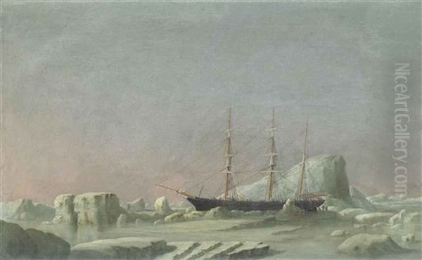 Markwell Of Jersey. Thomas Le Dain, Master. 2nd May. From Jersey To Chaleur, Long W47'10 Lat N40'32 - view 1