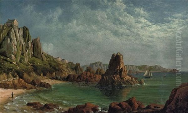 Beauport Bay Showing The Battery, Jersey - view 1
