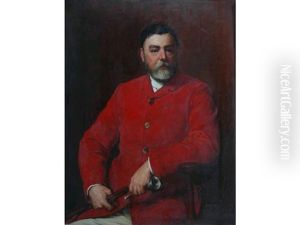 A Portrait Of Charles Wigley Wicksted, Master Of The Ludlow Foxhounds, 1866-1886