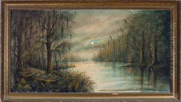West Fork Of Calcasieu River, La, No. 342, Moonlight - view 1