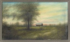 Southern Landscape With A Cabin