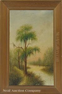 Sunset On Barres Creek, Near The Lyles Bridge