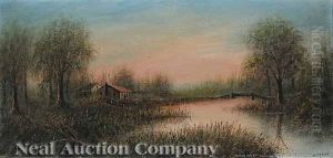 Sunset On The Marsh, Choupique, Louisiana by Will Ousley