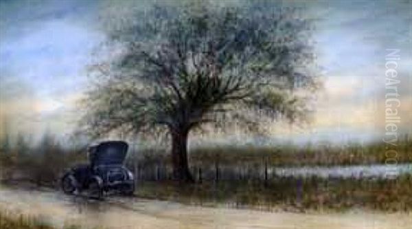 A Car By The Side Of The Road - view 1