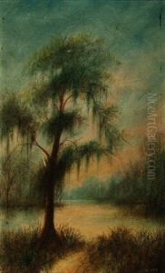 The Old Tree Of Ousley's Landing At Bagdad, Louisiana by Will Ousley