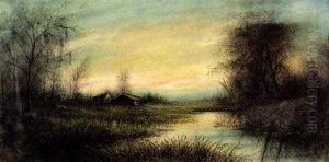 Scene At Choupique, Made Near The Ellender Home by Will Ousley